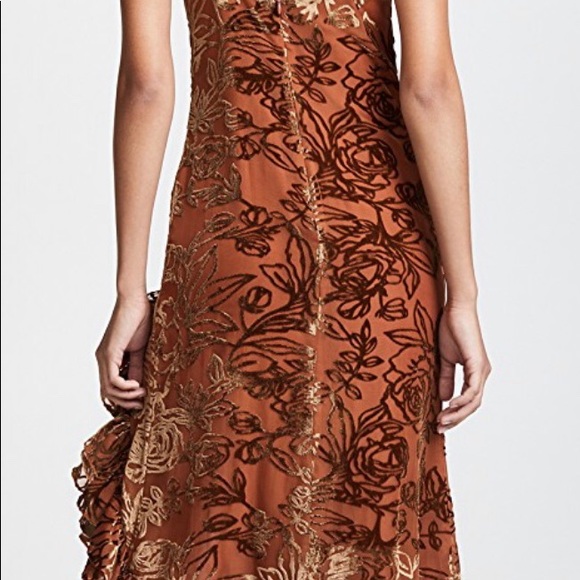 Caroline Constas Burnout Slip Dress NWT - Picture 4 of 5